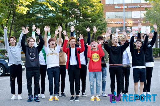 [PRESS] 150918 Seventeen heading to KBS Music Bank Rehearsal 1